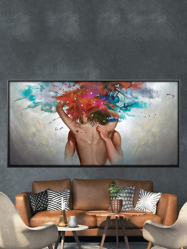 

Abstract Art Canvas Painting Unframed Wall Art Canvas Living Room Home Decor