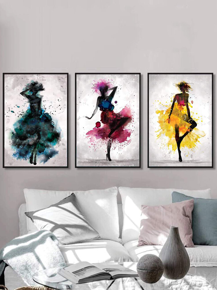 

1/3Pcs Abstract Beauty Painting Pattern Canvas Painting Unframed Wall Art Canvas Living Room Home Decor
