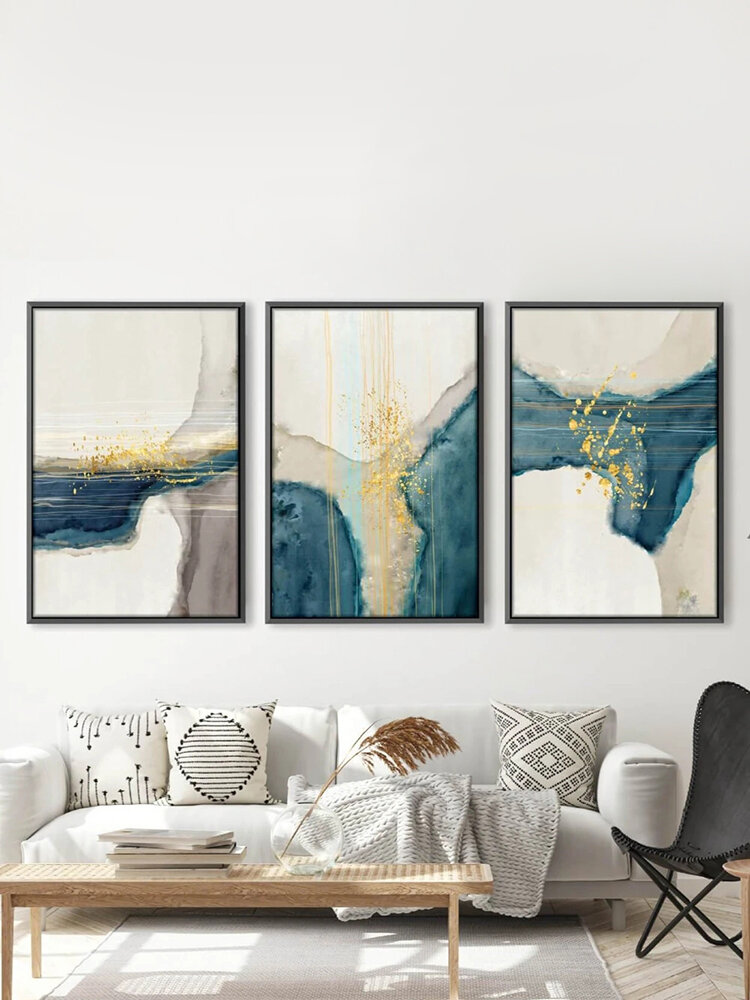 

1/3Pcs Abstract Painting Canvas Unframed Wall Art Picture Home Decorate Living Room