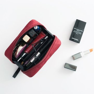

Honana HN-CB03 Waterproof Travel Toiletry Wash Bags Makeup Case Multifunctional Cosmetic Storage Bag, Wine red rose darkblue black