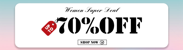 women sale 70% off