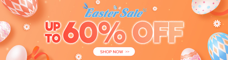 Easter sale up to 60% off