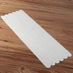 38x2cm 6Pcs PVC Bathroom Ceramic Tile Floor Anti Slip Stickers Bathtub Safety Tape Mat