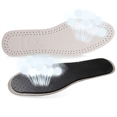 Men Women Lovers Comfortable And Breathable Leather Insoles Shoes Pads