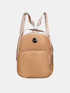 Women Nylon Waterproof Large Capacity Handbag Backpack