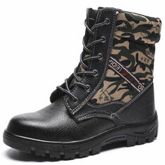 Men High Top Safty Boots-145688