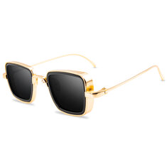 Men Retro Thick Edge Metal Frame Trend Sunglasses