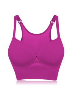 Women High Impact Support Seamfree Breathable Wireless Gather Yoga Sports Bras