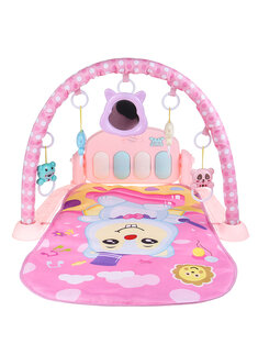 <US Instock>Newborn Baby Music Carpet Mat Crawling Piano Carpet Baby Fitness Equipment Multi-Functional Soft Breathable Washable