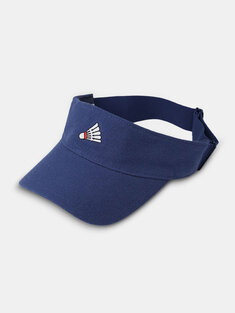 Unisex Cotton Outdoor Sports Badminton Pattern Couple Sunscreen Visor Hats Baseball Cap-144422