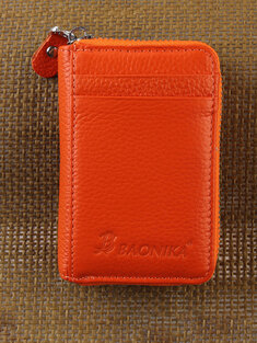 Genuine Leather Multi - card Holder Wallet