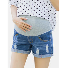 Maternity Denim Belly Care Shorts