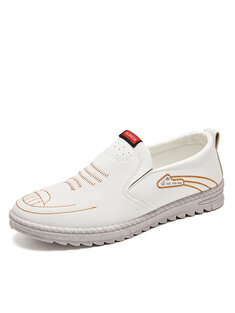 حذاء رجالي كاجوال بنمط بكين القديم Soft وحيد سهل الارتداء للقيادة-142204
