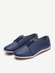 Leather Breathable Slip On Shoes