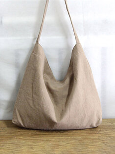 Women Casual Cotton And Line Handbag Leisure Shoulder Bag