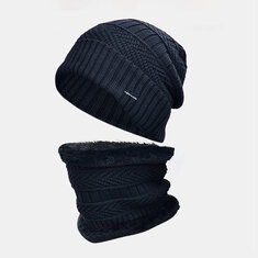 Men Wool Plus Thick Winter Keep Warm Neck Protection Windproof Knitted Hat