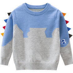 Toddler Dinosaur Winter Sweater For 2-11Y