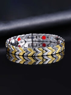 Two-color Splicing Chain Magnetic Therapy Bracelet