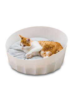 Round Pet Cat Nest Sleeping House Bed Washable Soft