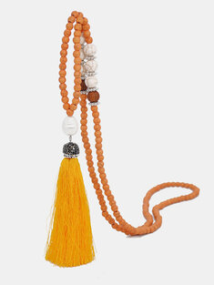 10 Colors Pearl Tassel Necklace