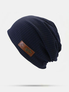 Unisex Stretch Knit Comfortable Soft Warm Casual Hip Hop Beanie Hat
