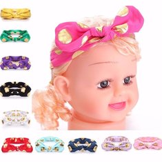 Baby Girl Kid Cute Toddler Bow Hairband Turban Knot Rabbit Headband Headwear -136836