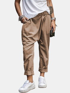 Casual Solid Color Pants-838