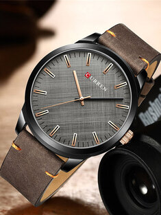 5 Colors Faux Leather Quartz Watches-18621