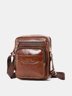 Men Casual Genuine Leather Crossbody Bag-26500