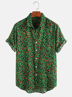 Leopard Print Breathable Shirts