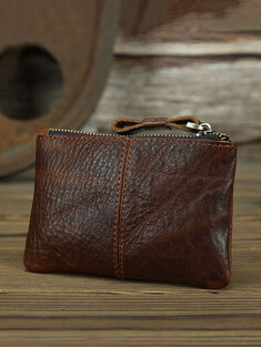 Genuine Leather Coin Key Wallet