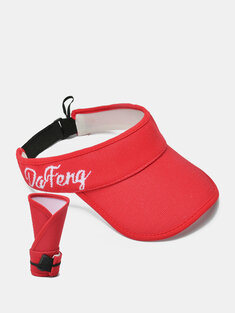 Women's Polyester Outdoor Sports Sunscreen Foldable Running Sunhat Visor Hat Baseball Cap