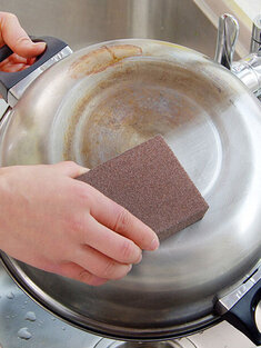 Kitchen Nano Emery Sponge Wipe Scale Cleaning Sponge In addition to Rust Decontamination Sponge