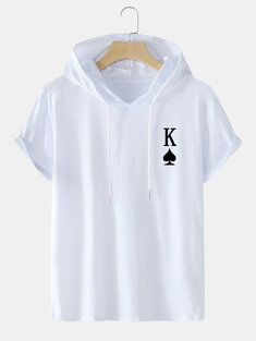 Playing Cards K Hooded T-Shirts