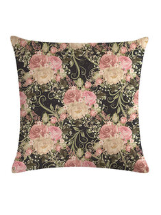 Retro Pattern Series Linen Pillow Cover Cushion Cover