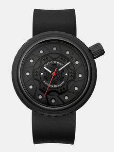 رجال أعمال سيليكون Watch تصميم فريد يتصل ضد للماء كوارتز Watch-18636