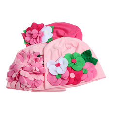 Baby Girl Cute Handmade Flower Hat