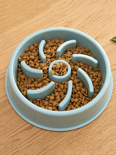 كلب القط بطيئة أكل السلطانية جرو المغذية أكل وعاء الصحة لوازم النظام الغذائي السمنة