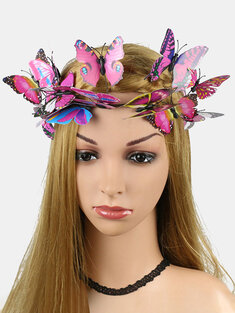 Butterfly Wreath Headband