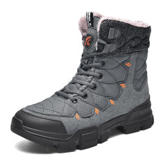 Men Outdoor Slip Resistant Waterproof Hiking Snow Boots-142285