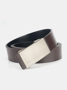 Jassy 110-130cm Men's Business Casual Genuine Leather Automatic Buckle Belt