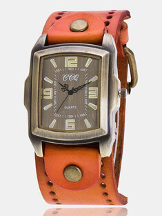 Rectangle Dial Unisex Watch-18759