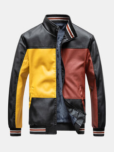 Colorblock Patchwork Thicken Jackets