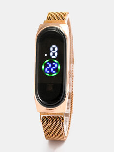 أزياء بسيطة للرجال والنساء LED رقمي Watch مضيئة المستشعر ضد للماء سليمالجسم الإلكترونية Watch-18843