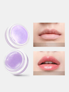 Lavender Lip Mask Repairs Moisturizing Exfoliates Fades Lip Wrinkles Dual-Effect Sleeping Lip Balm-144573