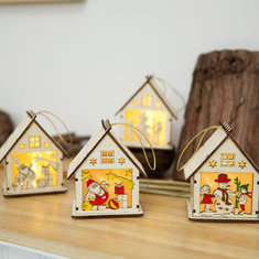  Christmas Wooden Lamps