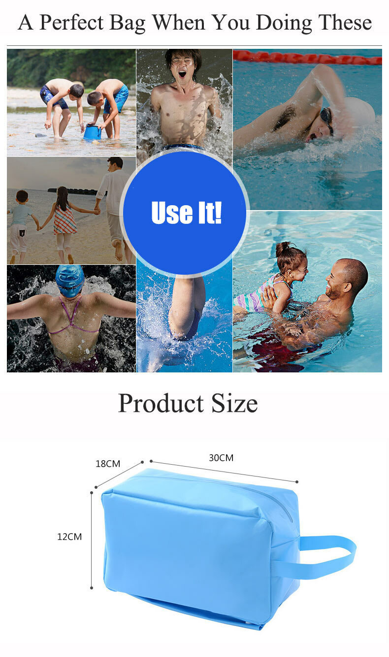 Waterproof Gym and Swimming Toiletries Storage Bag