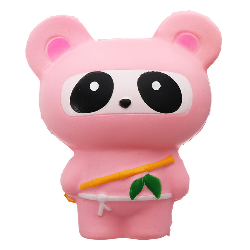 Bonito Jumbo Squishy Gato Ninja Fox Panda Perfumado Super Lento Rising Crianças Toy Presente