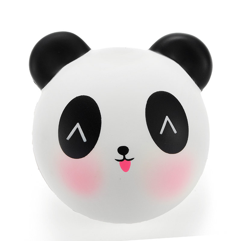 Meistoyland Squishy Panda Bun 8cm Levantamiento lento con empaque Colección Regalo Decoración Soft Juguete