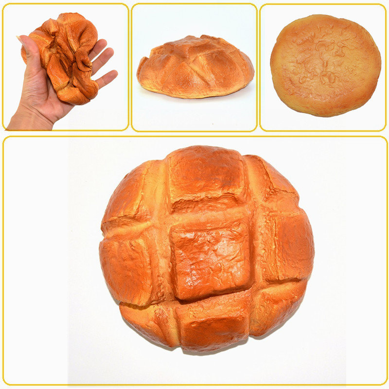 स्क्विशी पाइनएप्पल ब्रेड बन जंबो 13 सेमी धीमी राइजिंग बेकर संग्रह उपहार सजावट खिलौना
